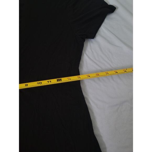 Y2k BKE Cut Out Front Short Sleeve Top Size S Black Grunge Goth Witchy - Picture 5 of 6